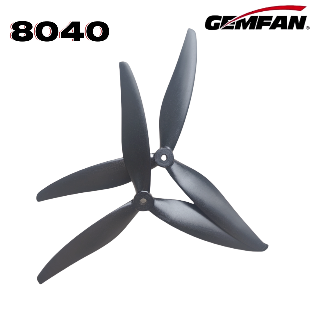 Drone Racing Motor - Gemfan 8040 8X4X3 3-blade 8 inç