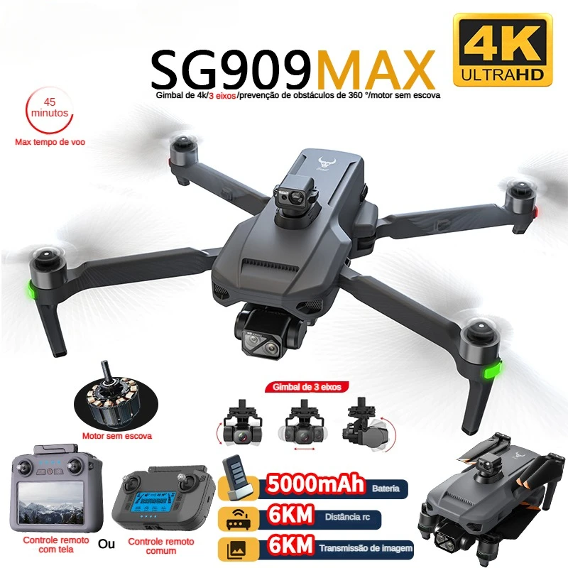 Drone Racing Camera - ZLL SG909 SG909MAX 4K Kameralı Profesyonel