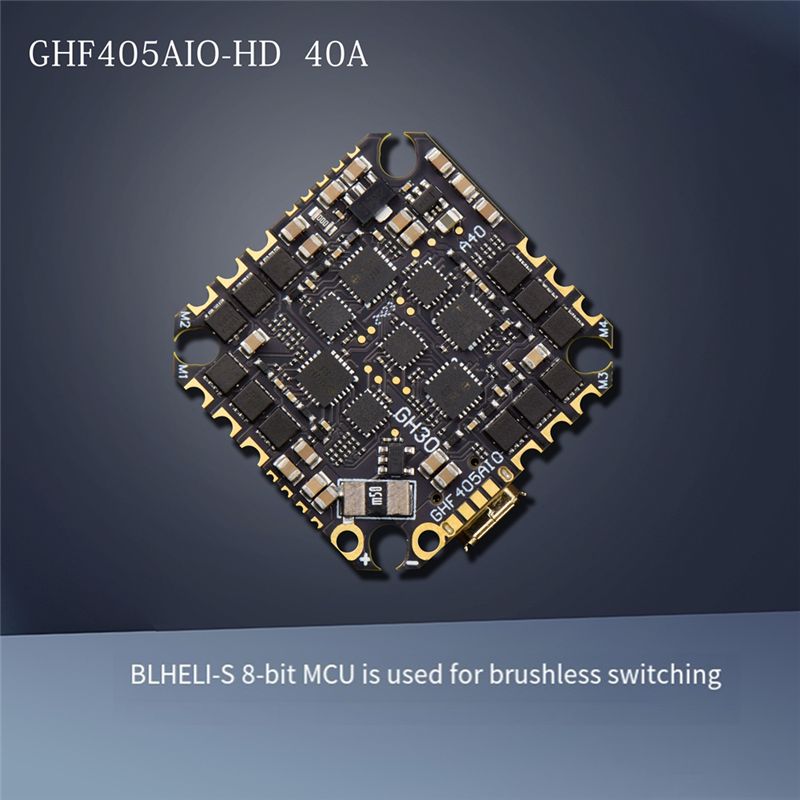 ABTI-GHF405AIO-HD 40A AIO Uçuş - Drone Racing Flight Controller incelemesi ve fiyatı