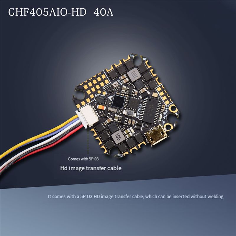 ABTI-GHF405AIO-HD 40A AIO Uçuş - Drone Racing Flight Controller incelemesi ve fiyatı