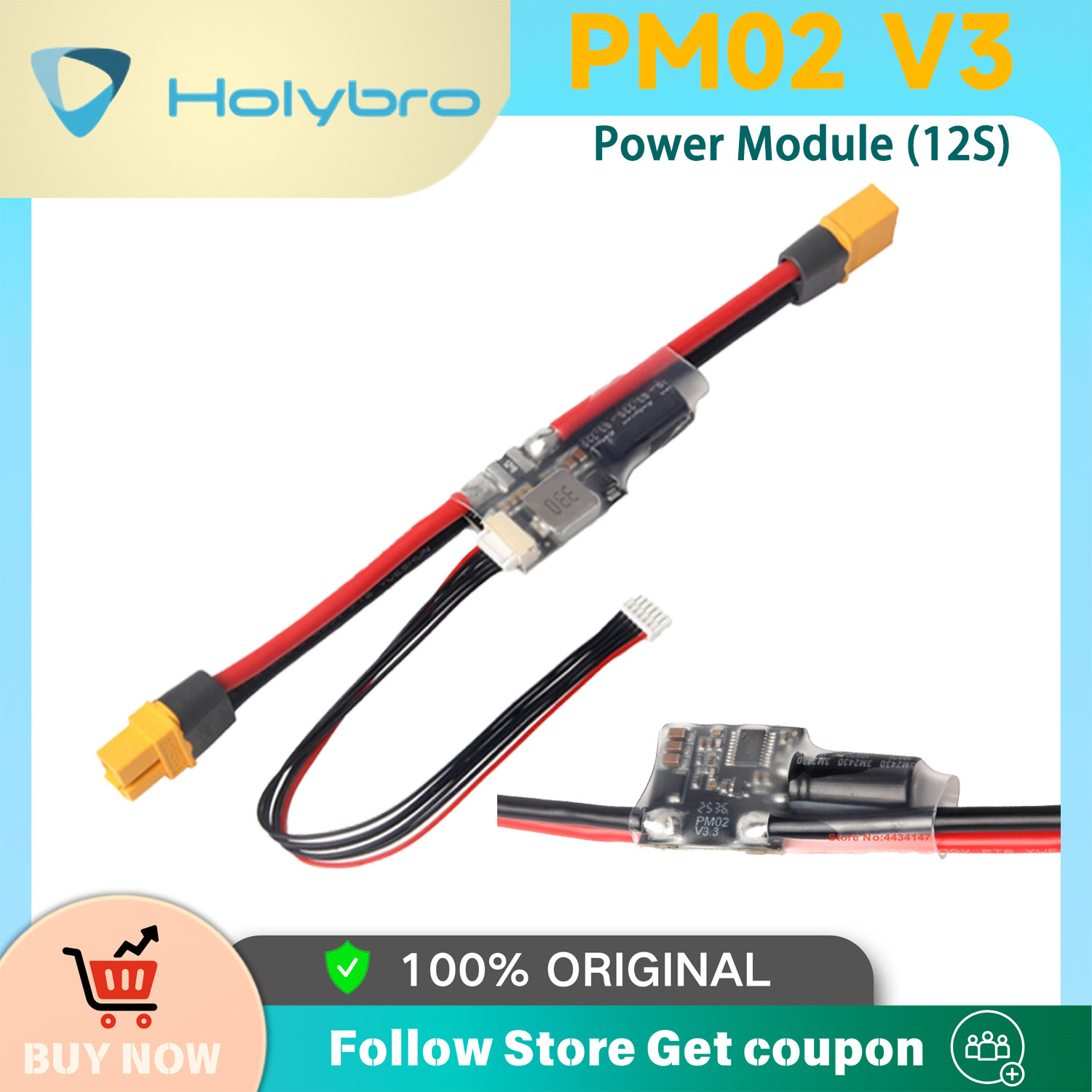 Holybro PM02D Güç Modülü 2S-12 - Drone Racing Flight Controller incelemesi ve fiyatı