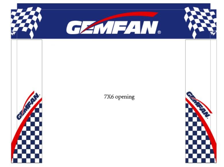Gemfan 305*236CM 7X6FT FPV yar - Drone Racing Gate incelemesi ve fiyatı